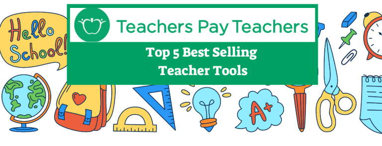 Top 5 Best Selling TPT Teacher Tools 2022 - ThinkFives